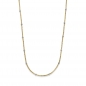 585 Himbeer Rollo Halskette - 3,0 mm Gelb- und Weißgold | 45 cm Länge | Karabinerverschluss