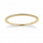 Sammelring aus 585 Gelbgold mit feinem Millgriff