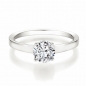 Antragsring | Solitaire Ring Weissgold mit 1 ct Brillant