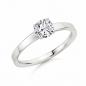 Antragsring | Solitaire Ring Weissgold mit 0,750 ct