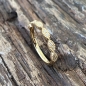 Ring Model AUGENMERK aus 585 Apricotgold