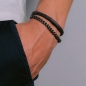 Jacques Lemans Leder-/Edelstahlarmband Stylisch und modern