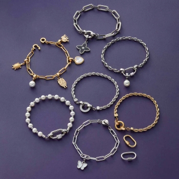 Zeitlose Eleganz: GOLD COCO Clip&Mix Anhänger
