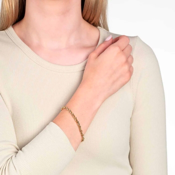 Strahlende Eleganz: Das Romea Clip&Mix Armband in Gold