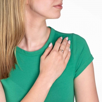 Leonardo Ring MELLA Gold – Elegantes Design mit Perlmutt & Glaskristall