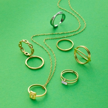 Leonardo Ring MELLA Gold – Elegantes Design mit Perlmutt & Glaskristall