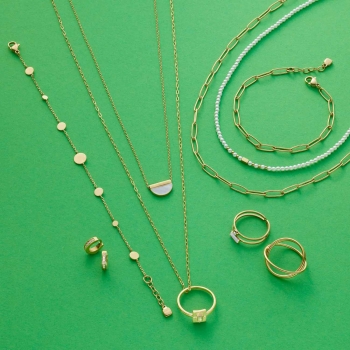 Leonardo Ring MELLA Gold – Elegantes Design mit Perlmutt & Glaskristall