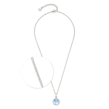 Halskette BEA 45 cm grau blau