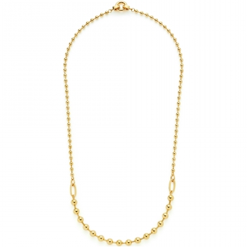Halskette DOTTY 60 cm gold – CLIP&MIX
