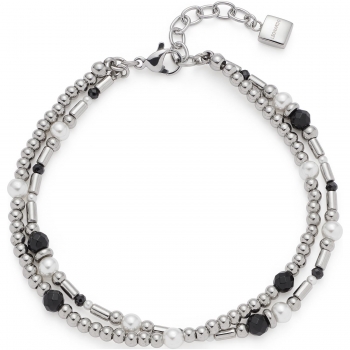 SABINE – Black & White am Handgelenk