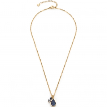 Halskette ALINE gold – Mystische Eleganz im Tropfendesign