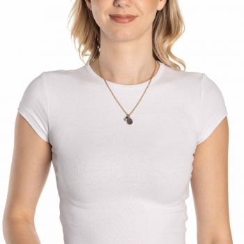 Halskette ALINE gold – Mystische Eleganz im Tropfendesign