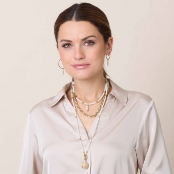 Halskette SINA Gold – Selbstbewusst. Elegant. Ausdrucksstark.