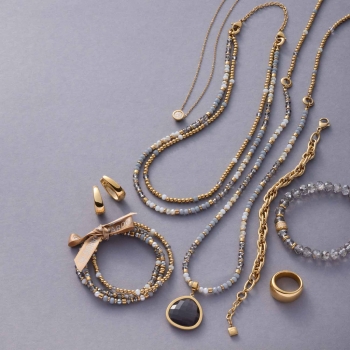 Halskette CATHERINE Gold – Zeitlose Eleganz mit funkelndem Glanz