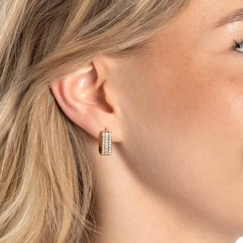 SARAH Gold – Quadratischer Glanz in warmer Eleganz