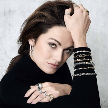 Ring SARAH – Dreifacher Glanz im Gold-Look