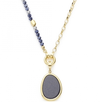 Set CHARLENE – Halskette 50 Gold – CLIP&MIX von Leonardo - 5-in-1 Styling-Set