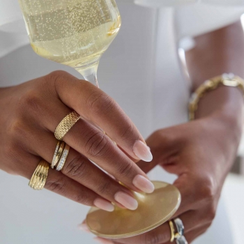 Ring SARAH – Dreifacher Glanz im Gold-Look - Kopie