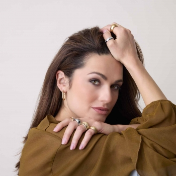 Ring SARAH – Dreifacher Glanz im Gold-Look - Kopie