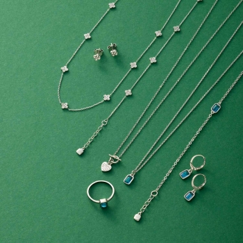 Leonardo Halskette NOEMI – Filigrane Edelstahlkette mit Herzanhänger & Zirkonia