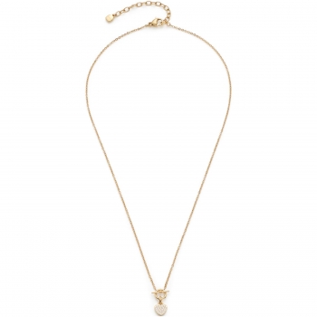 Leonardo Halskette NOEMI Gold – Filigrane Edelstahlkette mit Herzanhänger & Zirkonia