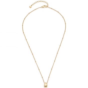 Leonardo Halskette CLOTILDE Gold – Modernes Tropfendesign mit feiner Panzerkette