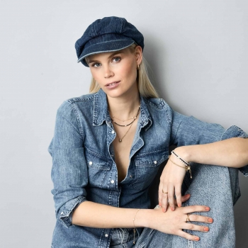 Leonardo Halskette CLOTILDE Gold – Modernes Tropfendesign mit feiner Panzerkette