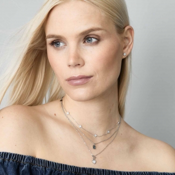 Leonardo Halskette LISETTE – Zarte Blüten-Optik mit funkelnden Zirkonia