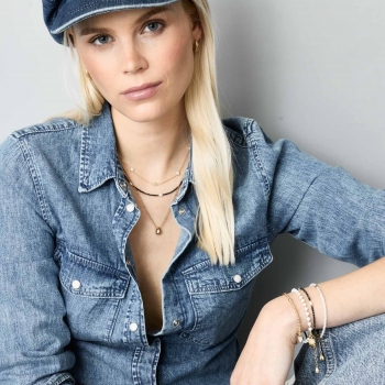 Leonardo Halskette LISETTE Gold – Zarte Blüten-Optik mit funkelnden Zirkonia