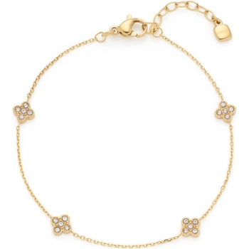 Leonardo Armband LISETTE Gold – Feminines Blütendesign mit funkelnden Zirkonia
