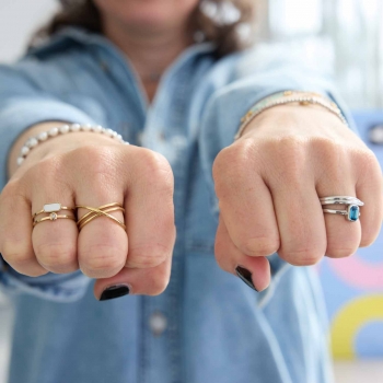 Leonardo Ring TWISTER Gold – Moderner Twist-Look in filigranem Design