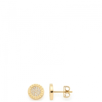 Ohrstecker gold Matrix Lusso