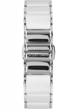 Jacques Lemans Dublin 1-1854B – Stilvolle Klarheit in Weiß und Edelstahl