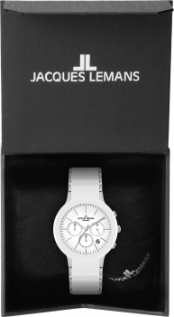 Jacques Lemans Dublin 1-1854B – Stilvolle Klarheit in Weiß und Edelstahl