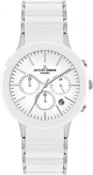 Jacques Lemans Dublin 1-1854B – Stilvolle Klarheit in Weiß und Edelstahl