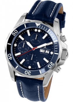 Jacques Lemans Liverpool Automatic 1-1926C – Stilvolle Automatik-Herrenuhr mit Lederarmband