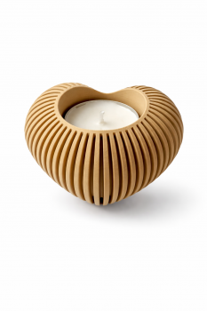 Minimalistisches Teelicht „Sandbeige“