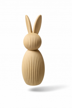 Minimalistischer Deco Osterhase – 17 cm / Sandbeige