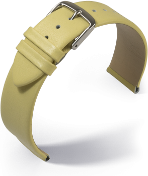 Uhrenarmband Nappa Fashion - pastellgelb