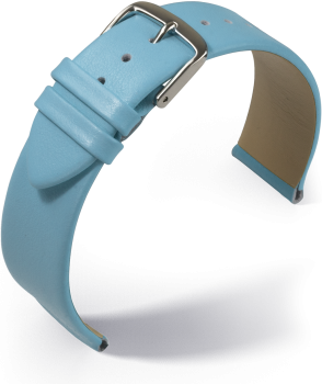 Uhrenarmband Nappa Fashion - hellblau