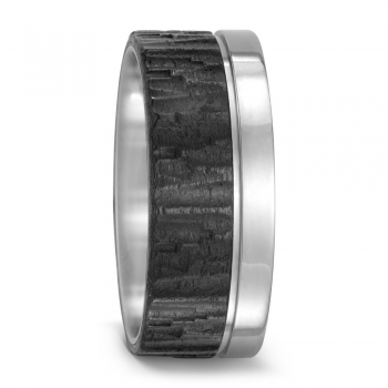 9 mm breiter Titan Carbon Ring  567691