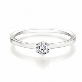 Verlobungsring | Solitaire Ring Weissgold mit 0,250 ct