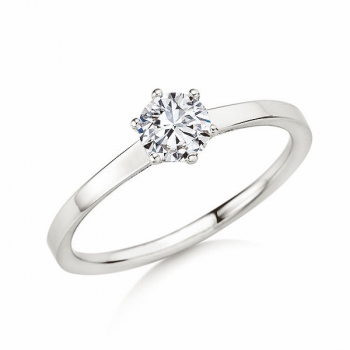Verlobungsring | Solitaire Ring Weissgold mit 0,500 ct