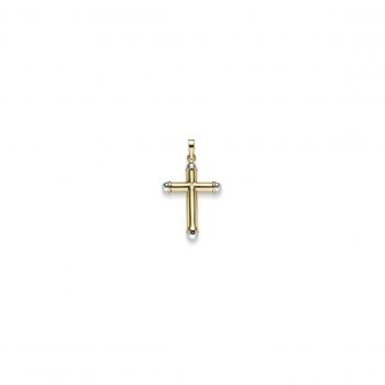 Kreuz in 585 bi-color - Ein elegantes und kunstvolles Schmuckstück mit zeitloser Bedeutung