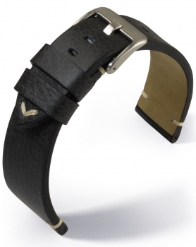 Uhrenarmband Vintage - schwarz