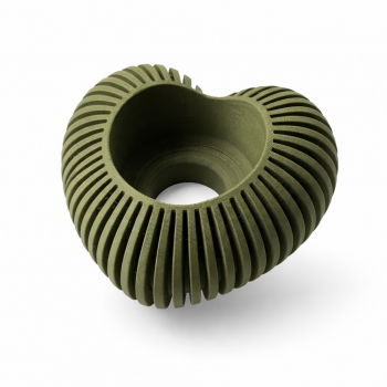 Minimalistisches Teelicht „Dunkelgrün“