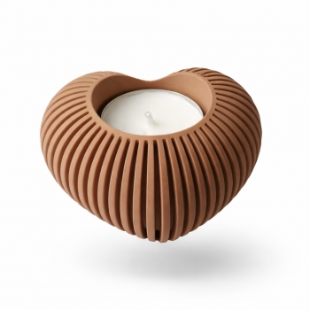 Minimalistisches Teelicht „Caramel“