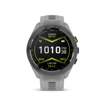 Approach® S70 - 42 mm / Pudergrau/Schwarz Keramik mit Silikon-Wechselarmband 20 mm