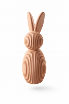 Minimalistischer Deco Osterhase – 17 cm / Caramel