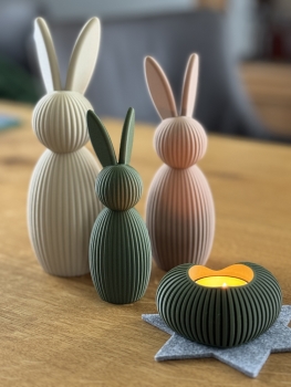 Minimalistisches Teelicht „Caramel“